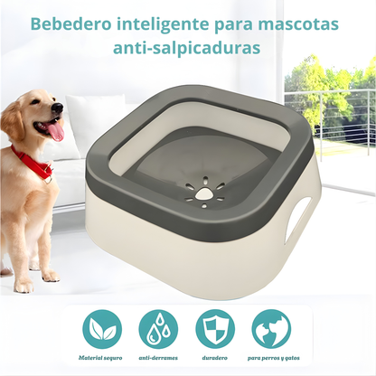 “1PC Bebedero Inteligente para Mascotas – Evita Salpicaduras, Alimentación lenta y Antideslizante”